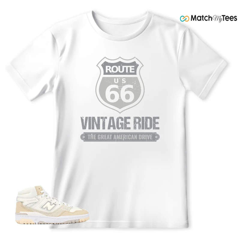 NEW BALANCE 650R BEIGE SNEAKER Matching Tees t-shirt