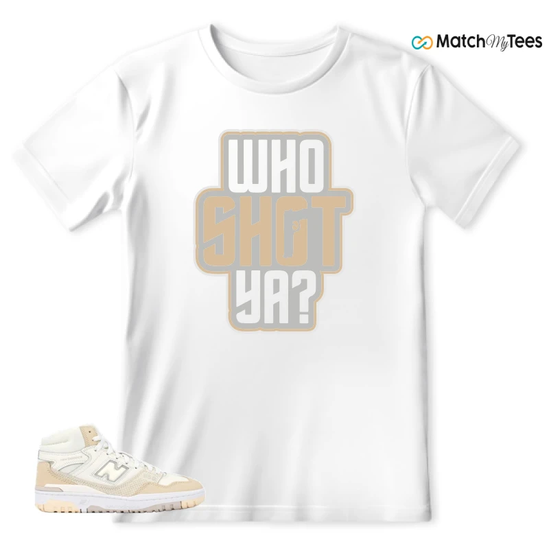 NEW BALANCE 650R BEIGE SNEAKER Matching Tees t-shirt