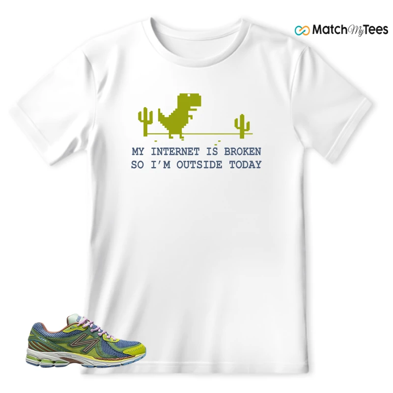 NEW BALANCE 860V2 X UP THERE 2000'S TROPES SNEAKER Matching Tees t-shirt