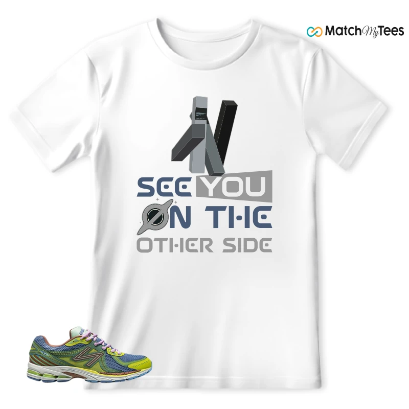 NEW BALANCE 860V2 X UP THERE 2000'S TROPES SNEAKER Matching Tees t-shirt