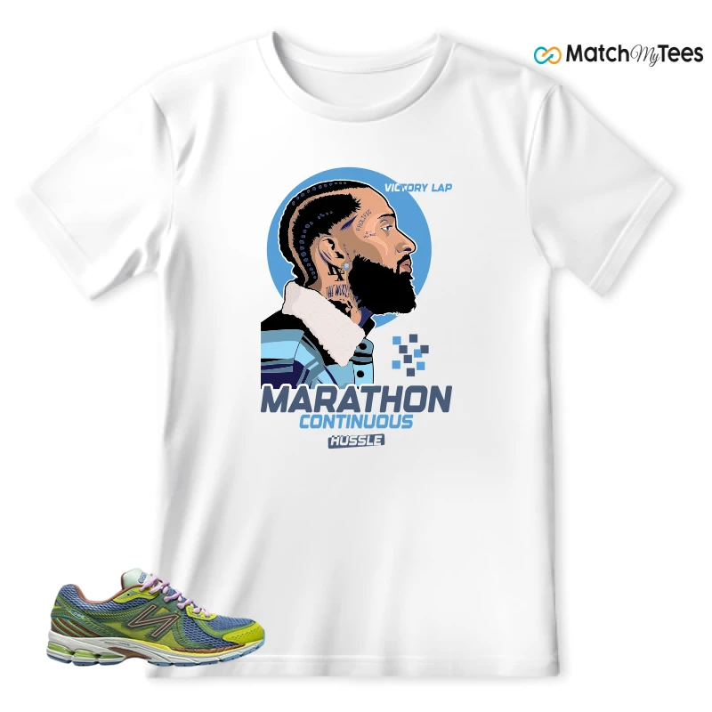 NEW BALANCE 860V2 X UP THERE 2000'S TROPES SNEAKER Matching Tees t-shirt