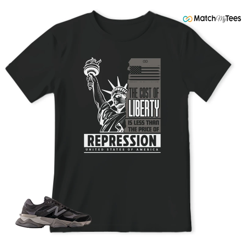 NEW BALANCE 9060 BLACK CASTLEROCK GREY SNEAKER Matching Tees t-shirt