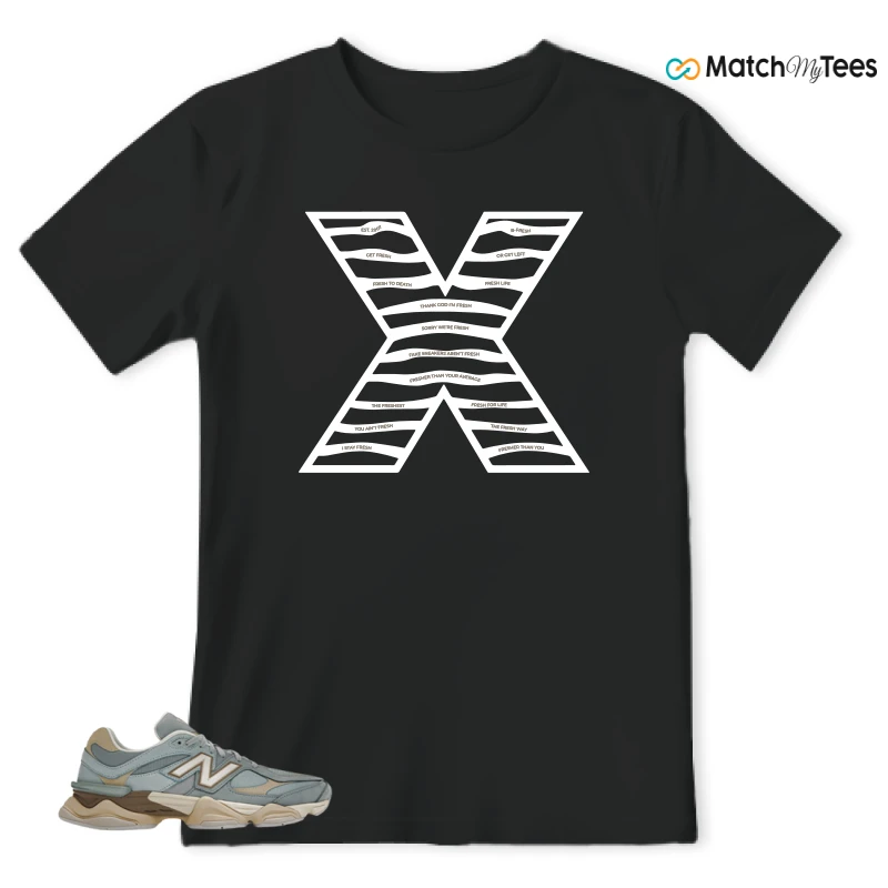 NEW BALANCE 9060 BLUE HAZE SNEAKER Matching Tees t-shirt