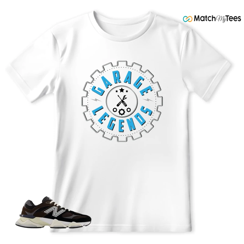 NEW BALANCE 9060 BROWN BLACK SNEAKER Matching Tees t-shirt