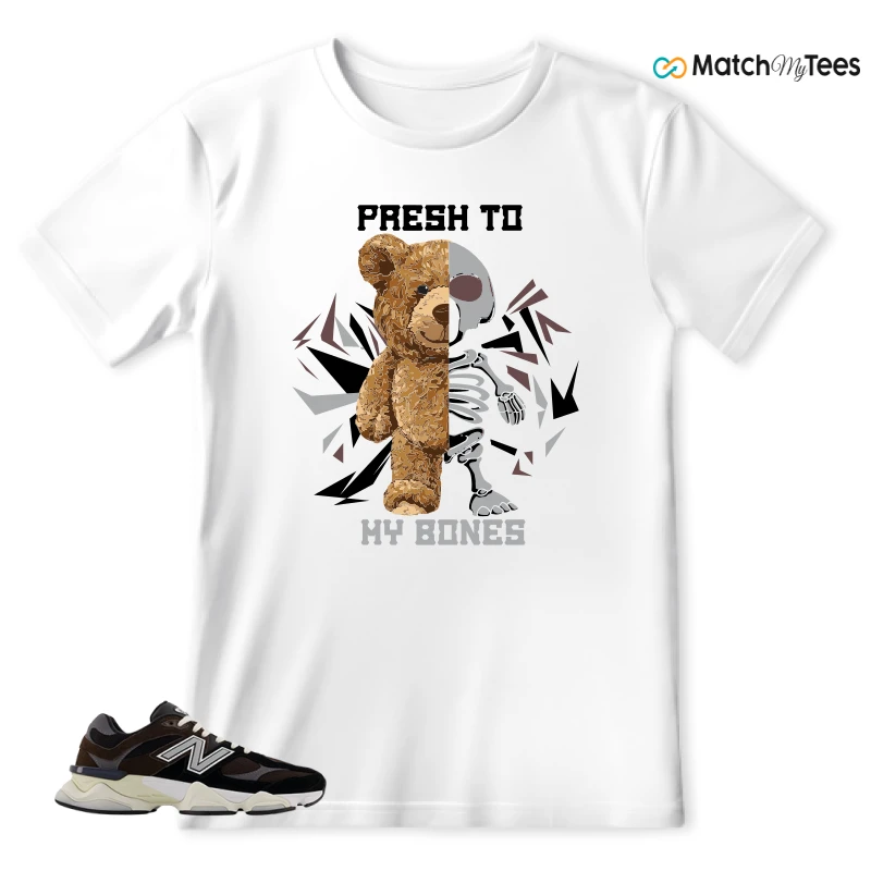 NEW BALANCE 9060 BROWN BLACK SNEAKER Matching Tees t-shirt