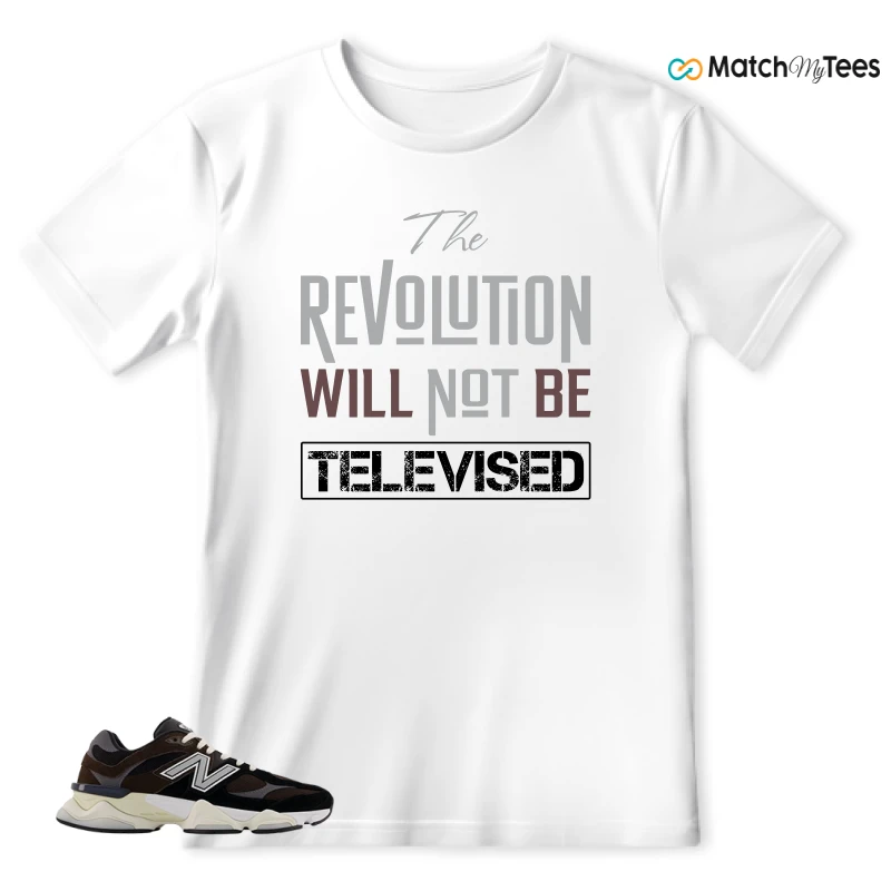 NEW BALANCE 9060 BROWN BLACK SNEAKER Matching Tees t-shirt