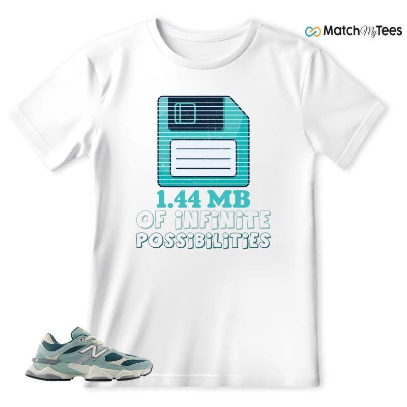 NEW BALANCE 9060 GREEN CREAM SNEAKER Matching Tees t-shirt