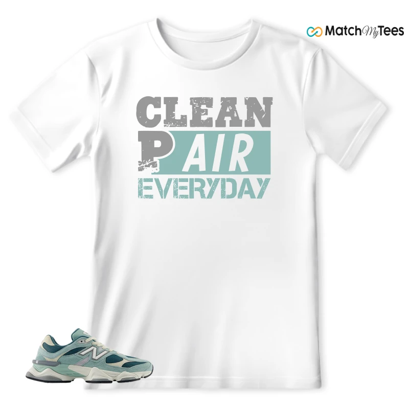 NEW BALANCE 9060 GREEN CREAM SNEAKER Matching Tees t-shirt