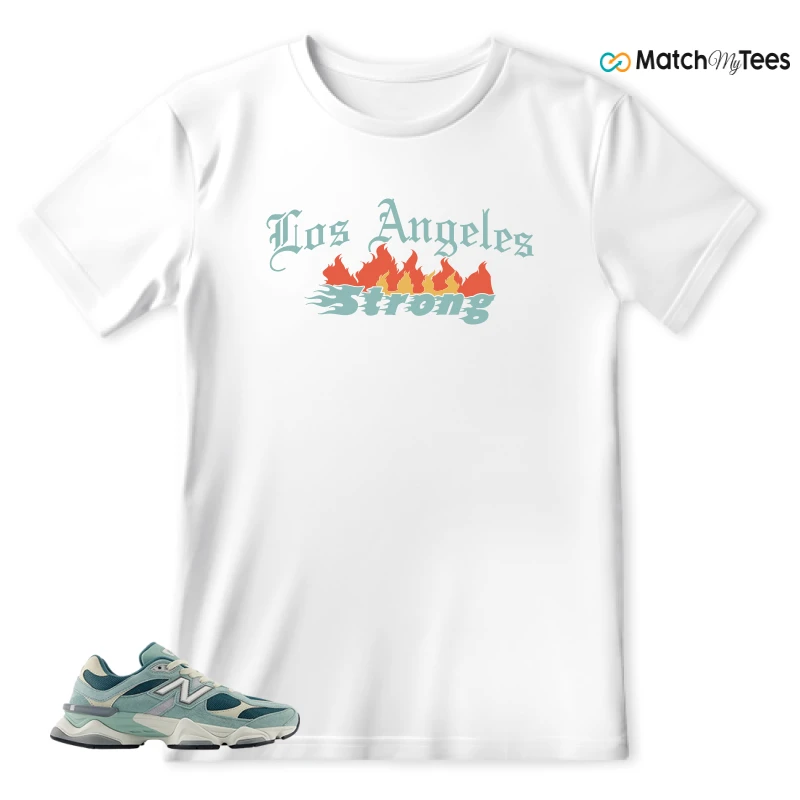 NEW BALANCE 9060 GREEN CREAM SNEAKER Matching Tees t-shirt