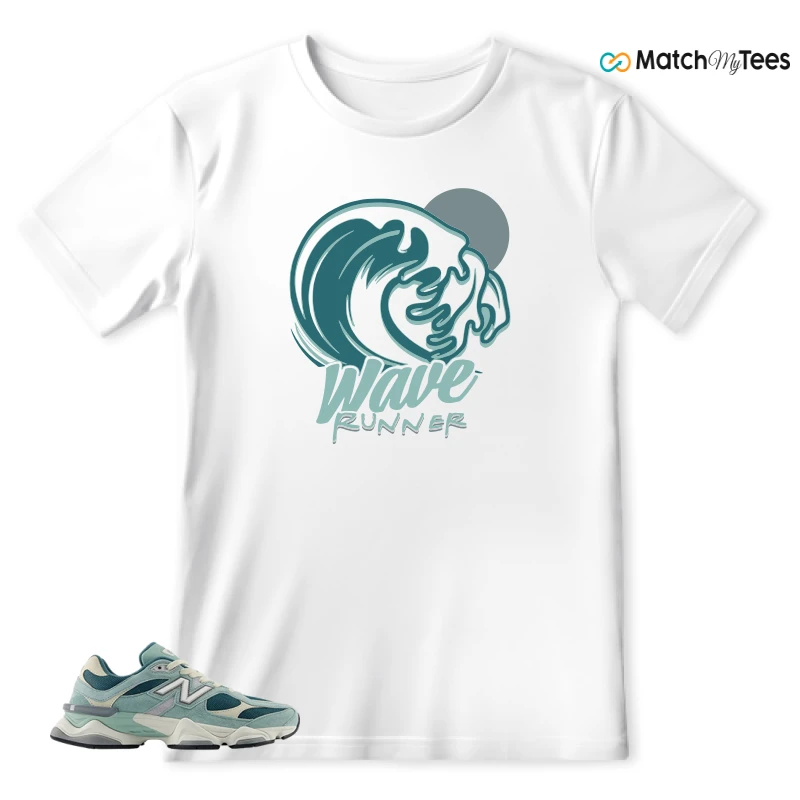NEW BALANCE 9060 GREEN CREAM SNEAKER Matching Tees T-shirt for Men