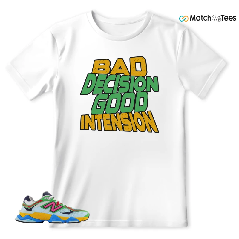NEW BALANCE 9060 MULTI COLOR SNEAKER Matching Tees t-shirt