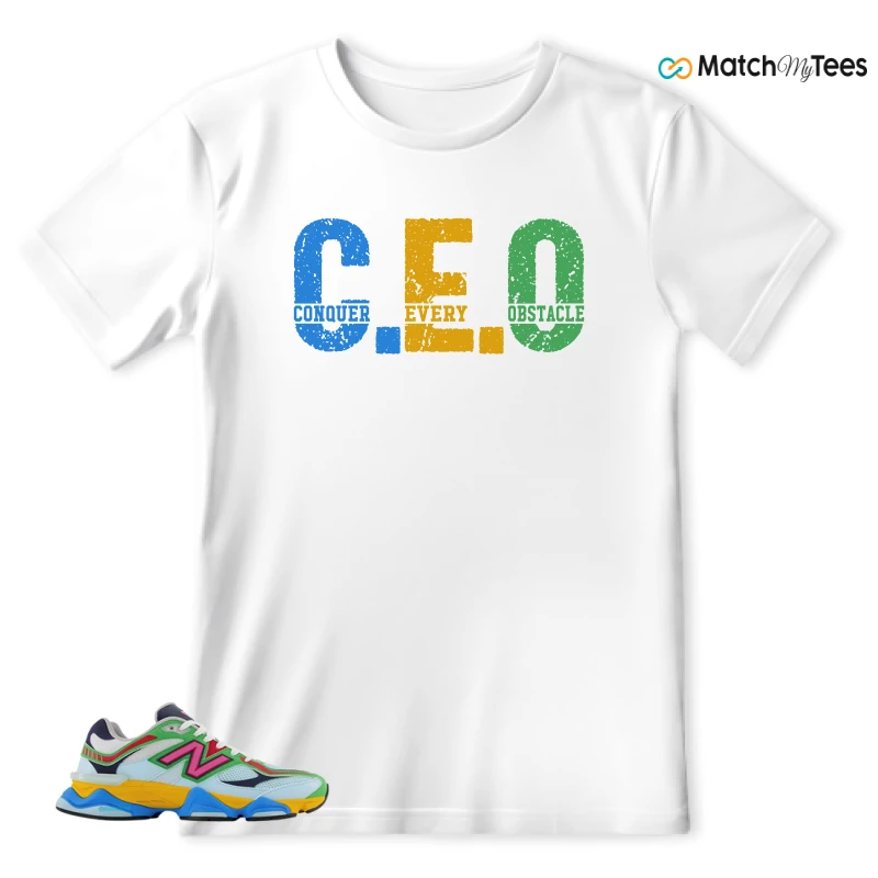 NEW BALANCE 9060 MULTI COLOR SNEAKER Matching Tees t-shirt