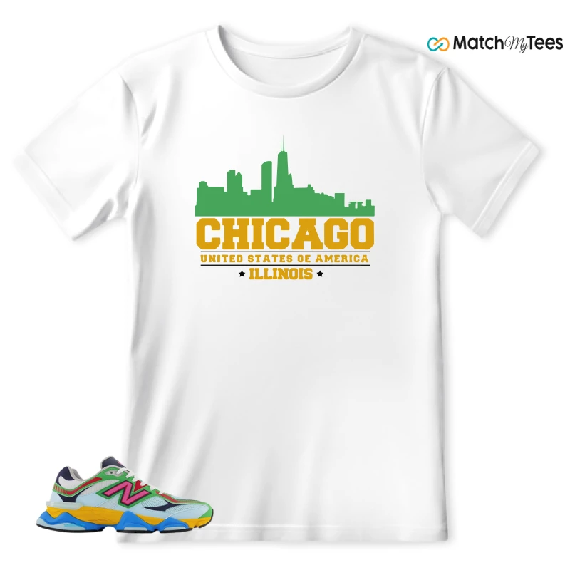 NEW BALANCE 9060 MULTI COLOR SNEAKER Matching Tees t-shirt
