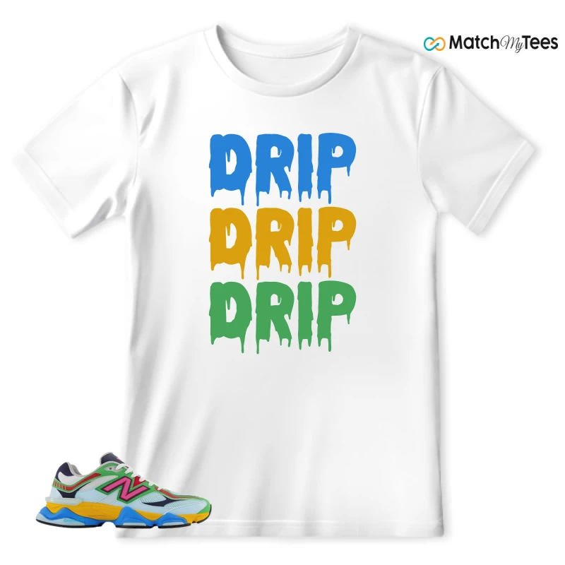 NEW BALANCE 9060 MULTI COLOR SNEAKER Matching Tees t-shirt
