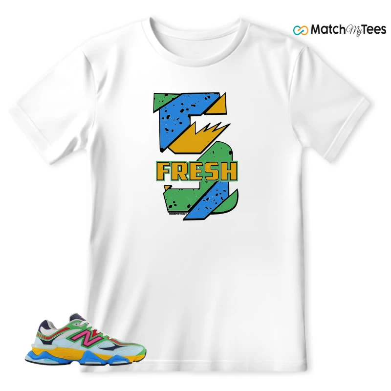 NEW BALANCE 9060 MULTI COLOR SNEAKER Matching Tees t-shirt