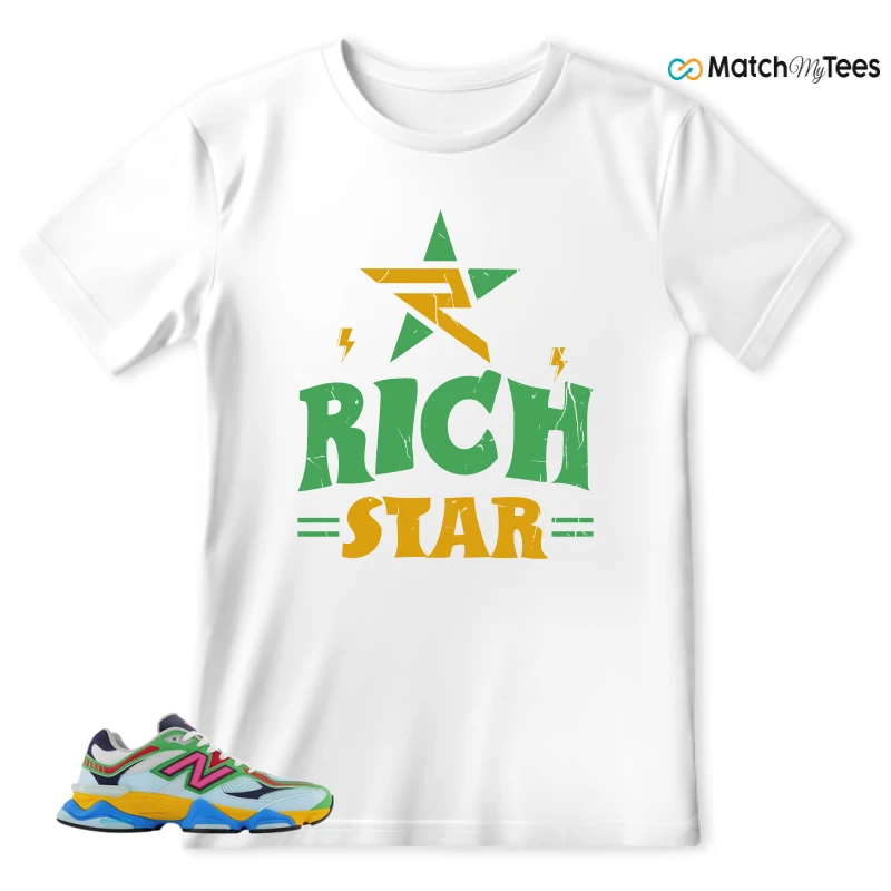 NEW BALANCE 9060 MULTI COLOR SNEAKER Matching Tees t-shirt