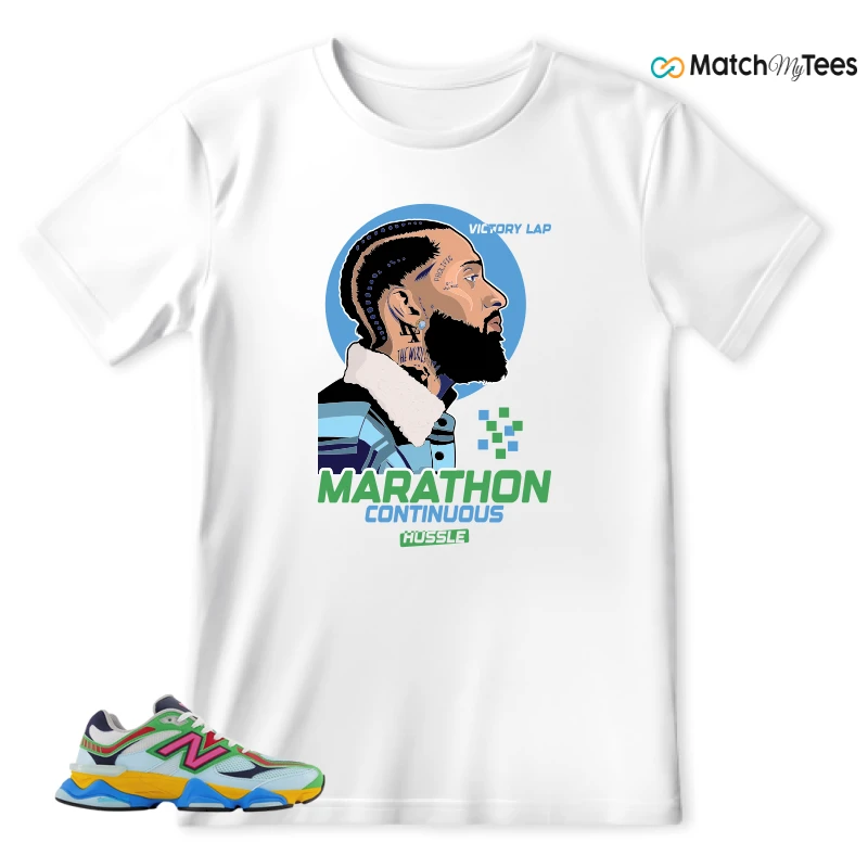 NEW BALANCE 9060 MULTI COLOR SNEAKER Matching Tees t-shirt