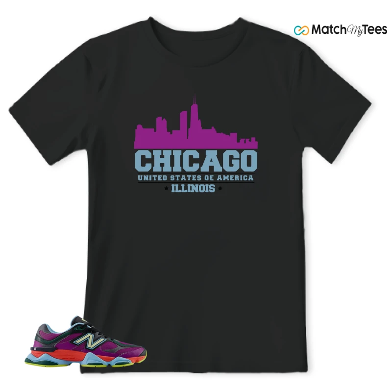 NEW BALANCE 9060 NEON NIGHTS SNEAKER Matching Tees t-shirt
