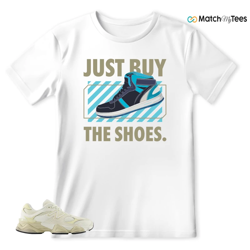 NEW BALANCE 9060 SEA SALT LINEN SNEAKER Matching Tees t-shirt