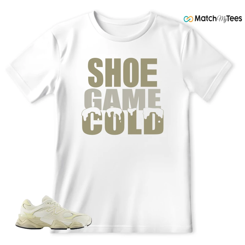 NEW BALANCE 9060 SEA SALT LINEN SNEAKER Matching Tees t-shirt