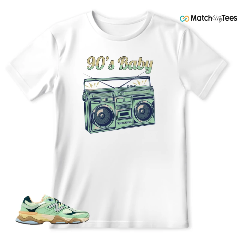 NEW BALANCE 9060 SWEETGRASS DEEP OCEAN SNEAKER Matching Tees t-shirt