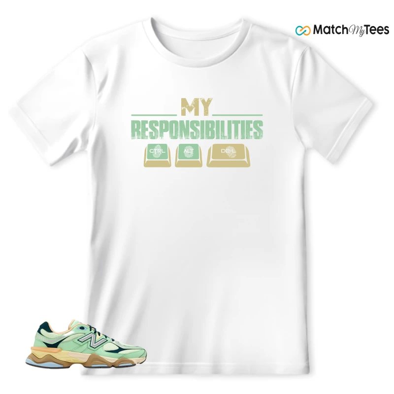NEW BALANCE 9060 SWEETGRASS DEEP OCEAN SNEAKER Matching Tees t-shirt