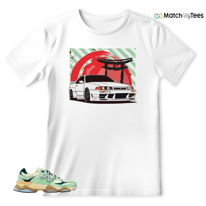 NEW BALANCE 9060 SWEETGRASS DEEP OCEAN SNEAKER Matching Tees t-shirt