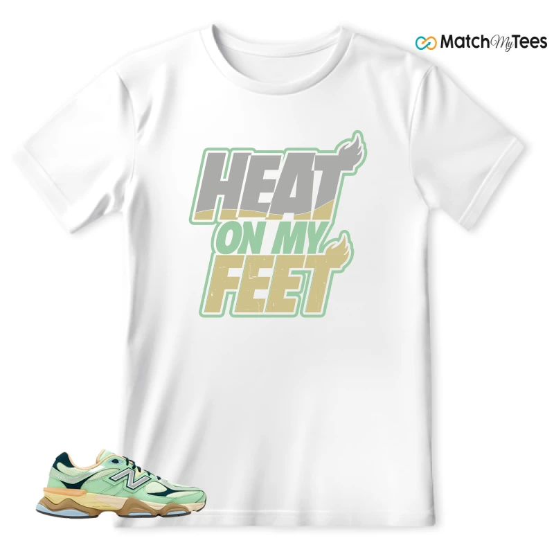 NEW BALANCE 9060 SWEETGRASS DEEP OCEAN SNEAKER Matching Tees t-shirt