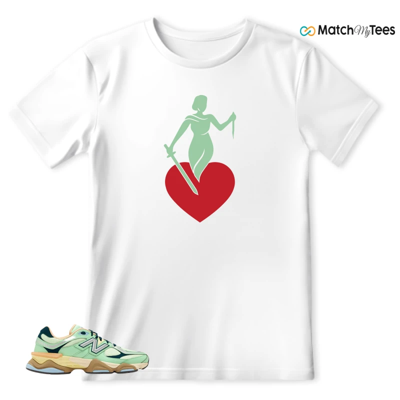 NEW BALANCE 9060 SWEETGRASS DEEP OCEAN SNEAKER Matching Tees t-shirt