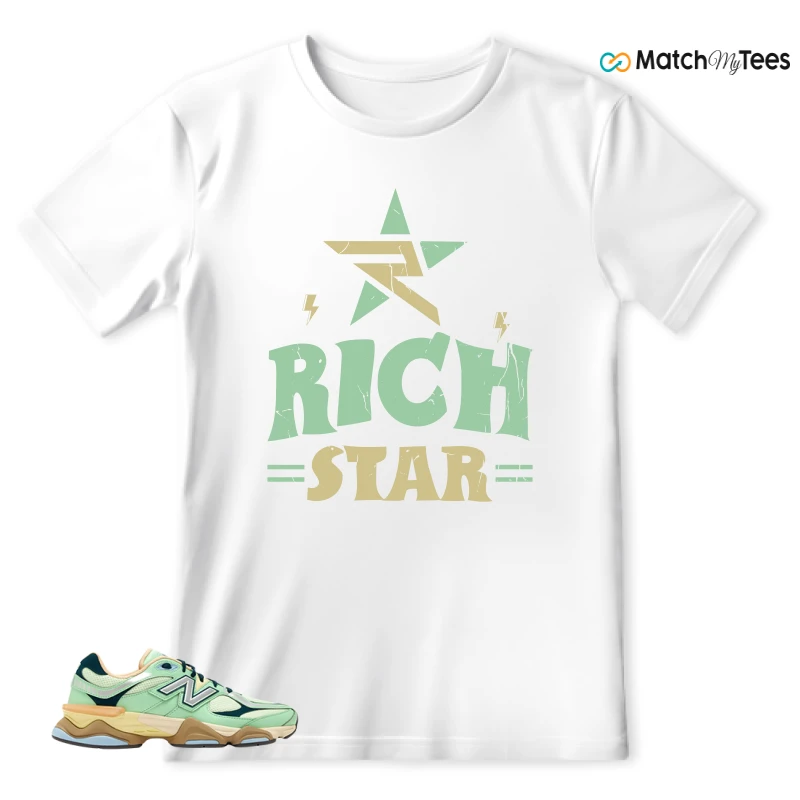 NEW BALANCE 9060 SWEETGRASS DEEP OCEAN SNEAKER Matching Tees t-shirt