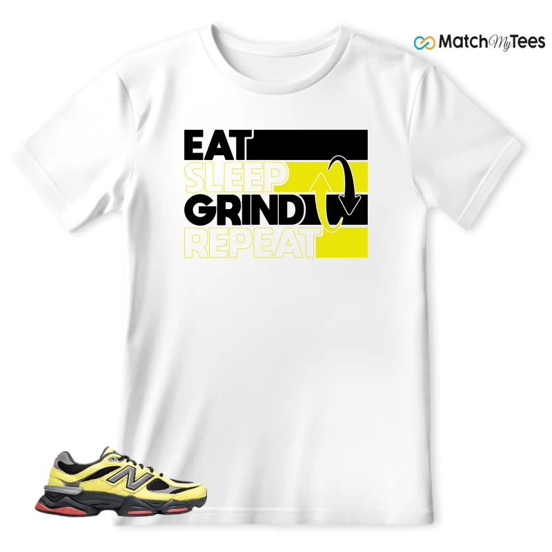 NEW BALANCE 9060 YELLOW TEA TREE SNEAKER Matching Tees t-shirt