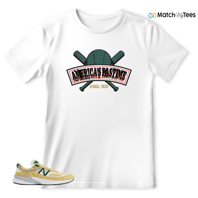 NEW BALANCE 990V6 MIUSA SULPHUR GREEN SNEAKER Matching Tees t-shirt