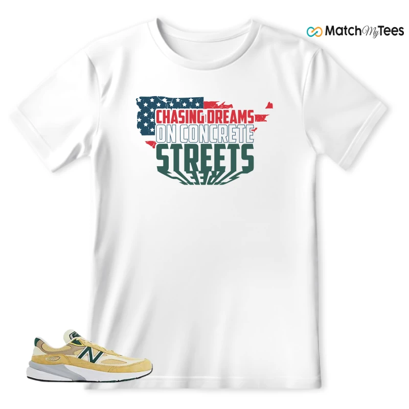NEW BALANCE 990V6 MIUSA SULPHUR GREEN SNEAKER Matching Tees t-shirt