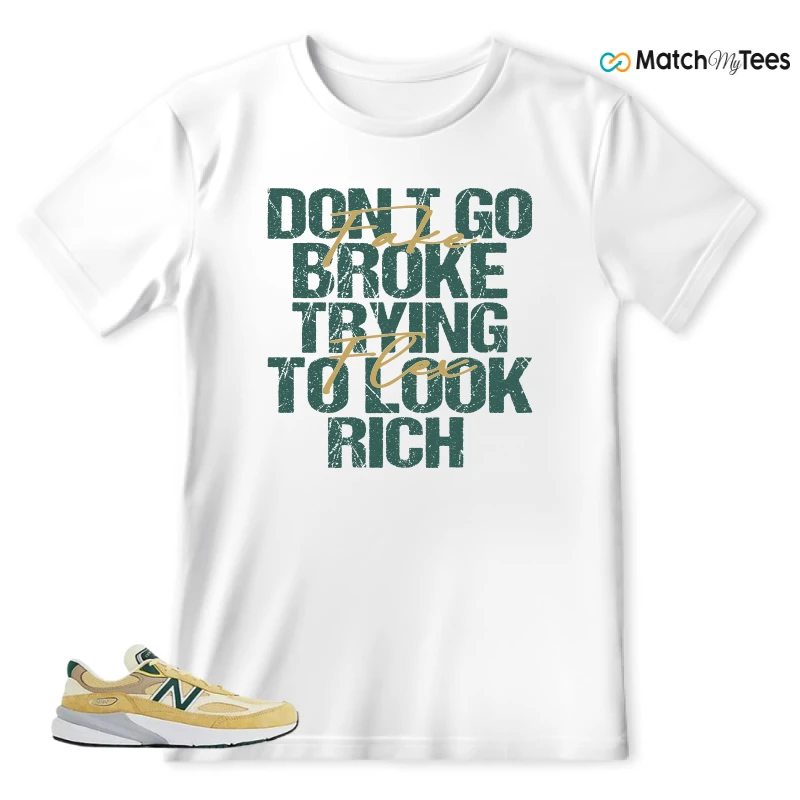 NEW BALANCE 990V6 MIUSA SULPHUR GREEN SNEAKER Matching Tees t-shirt