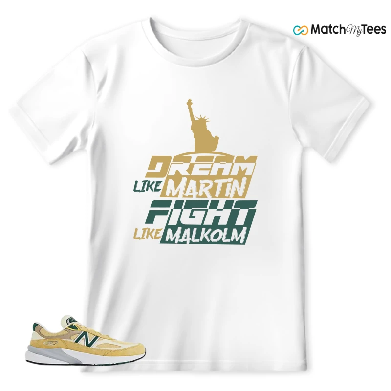 NEW BALANCE 990V6 MIUSA SULPHUR GREEN SNEAKER Matching Tees t-shirt