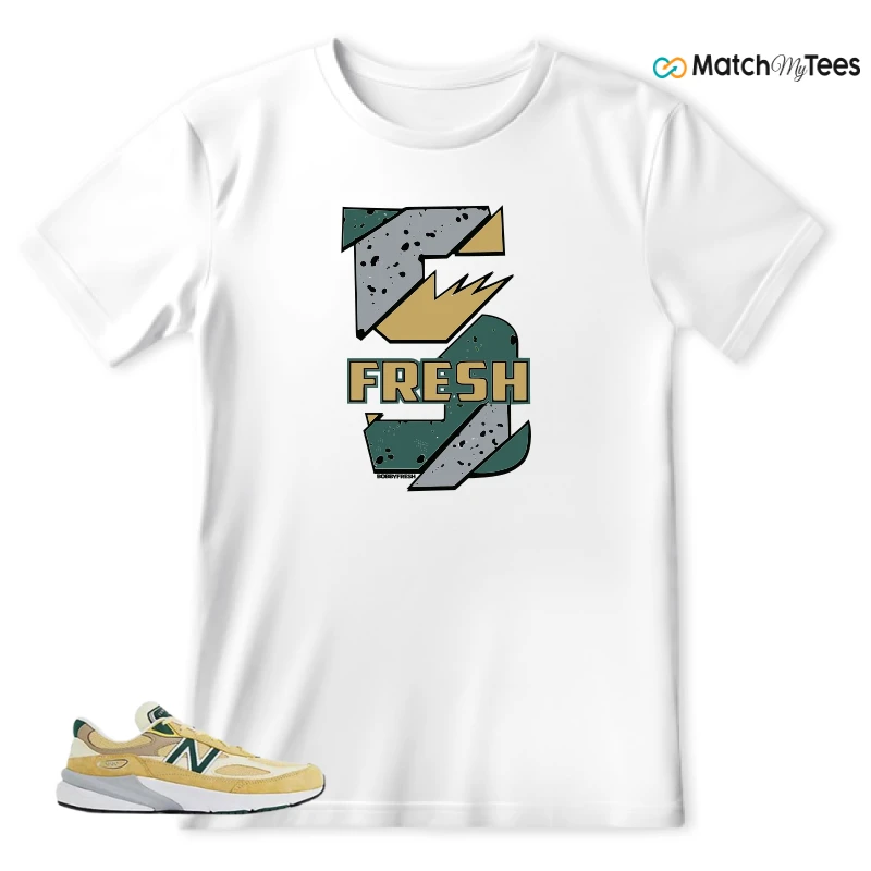 NEW BALANCE 990V6 MIUSA SULPHUR GREEN SNEAKER Matching Tees t-shirt