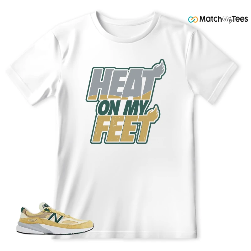 NEW BALANCE 990V6 MIUSA SULPHUR GREEN SNEAKER Matching Tees t-shirt