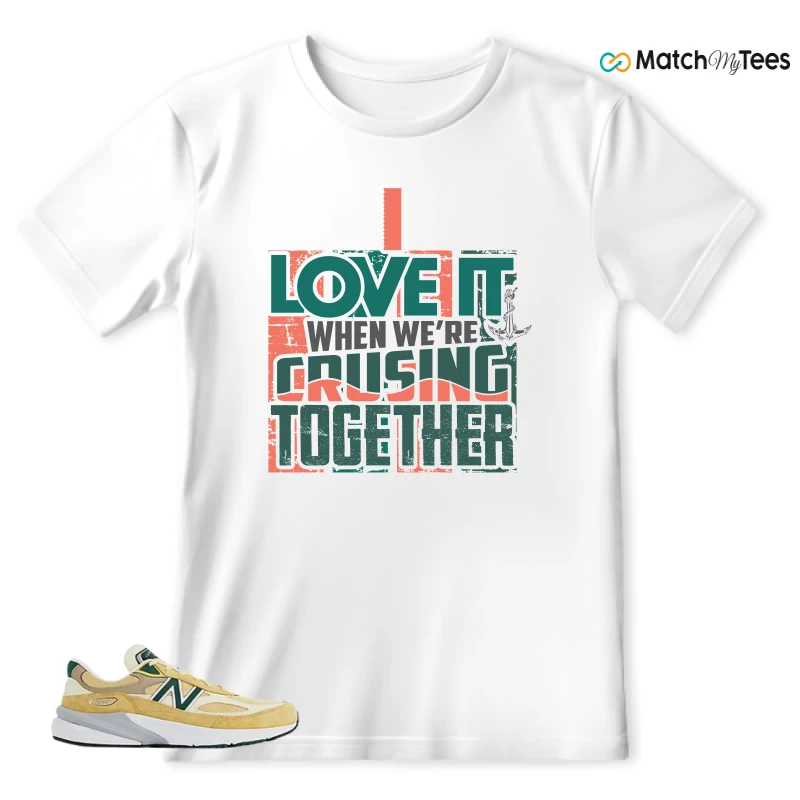 NEW BALANCE 990V6 MIUSA SULPHUR GREEN SNEAKER Matching Tees t-shirt