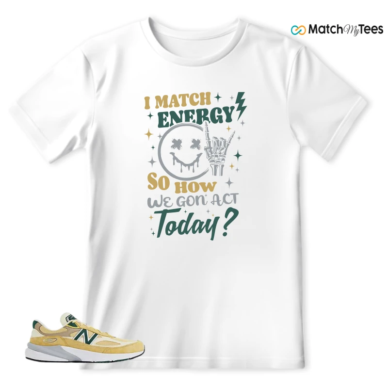 NEW BALANCE 990V6 MIUSA SULPHUR GREEN SNEAKER Matching Tees t-shirt