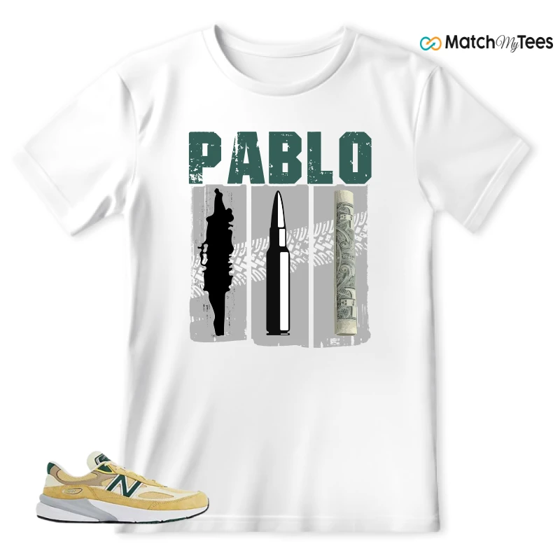 NEW BALANCE 990V6 MIUSA SULPHUR GREEN SNEAKER Matching Tees t-shirt