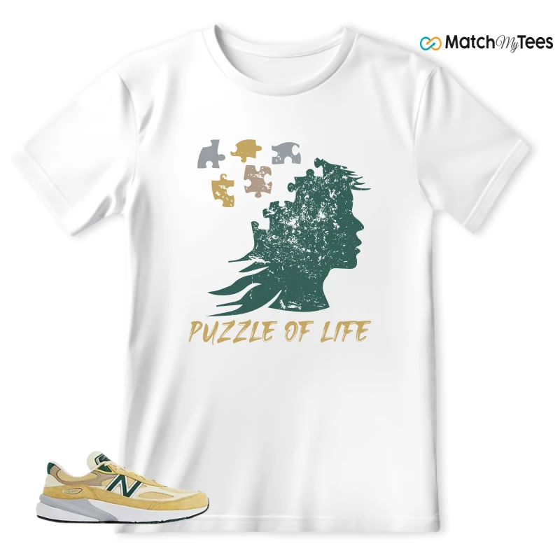 NEW BALANCE 990V6 MIUSA SULPHUR GREEN SNEAKER Matching Tees t-shirt