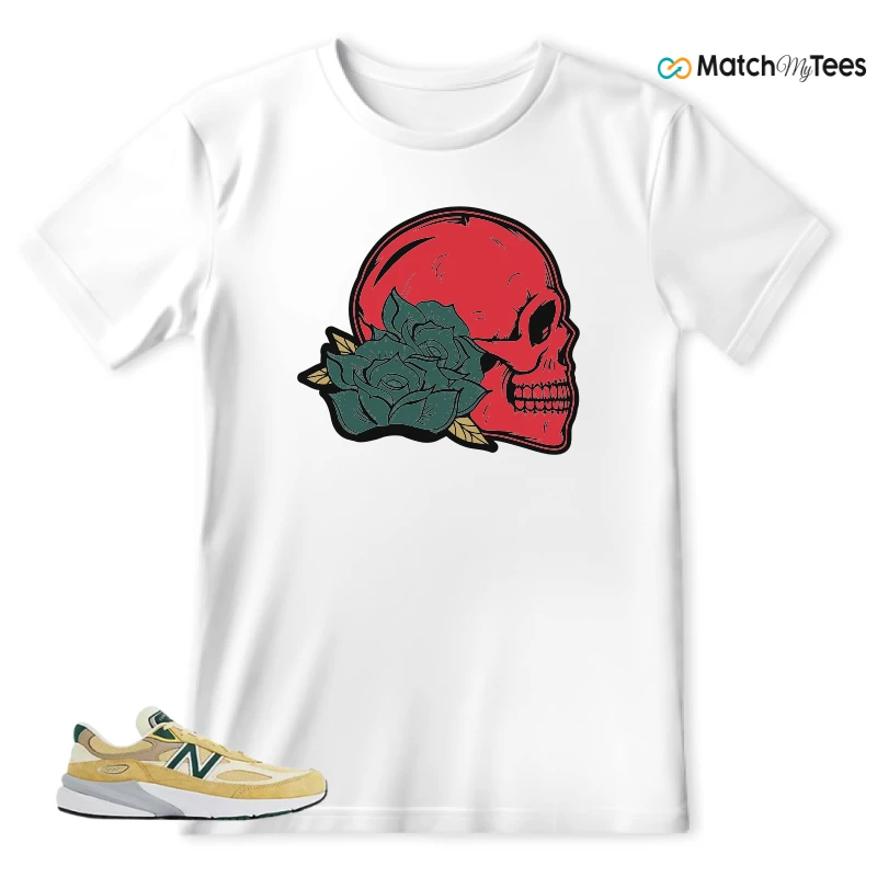 NEW BALANCE 990V6 MIUSA SULPHUR GREEN SNEAKER Matching Tees t-shirt