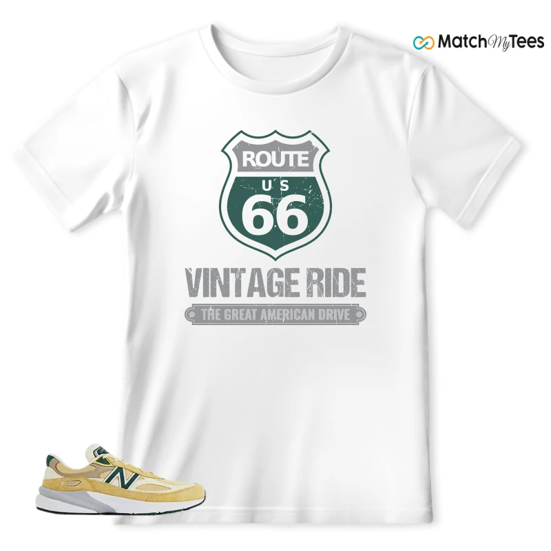 NEW BALANCE 990V6 MIUSA SULPHUR GREEN SNEAKER Matching Tees t-shirt