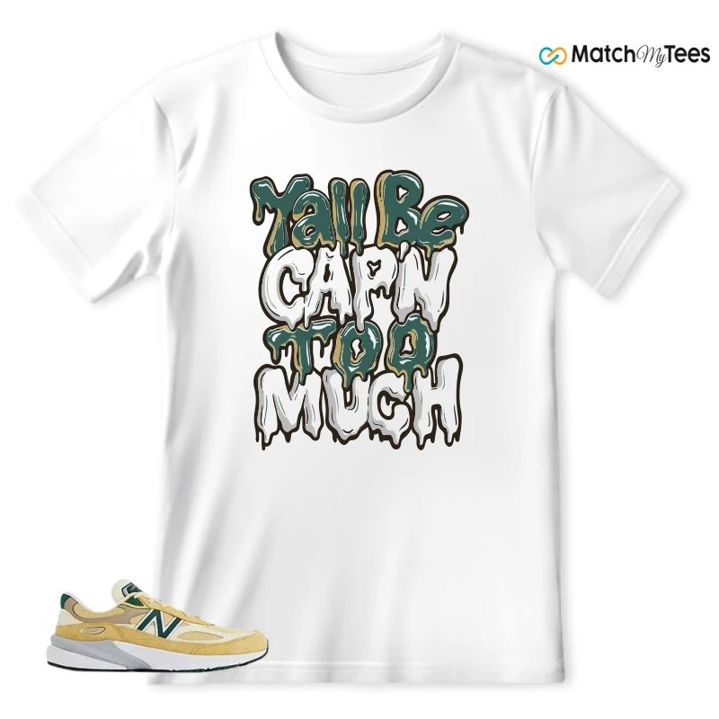 NEW BALANCE 990V6 MIUSA SULPHUR GREEN SNEAKER Matching Tees t-shirt