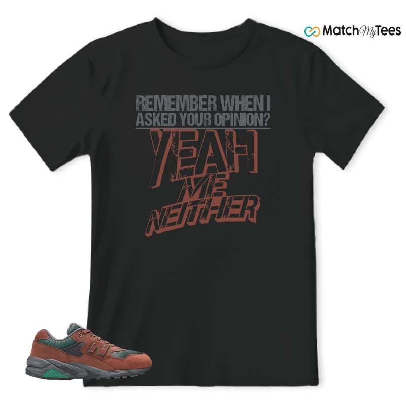 NEW BALANCE MT580 BEEF AND BROCCOLI SNEAKER Matching Tees t-shirt