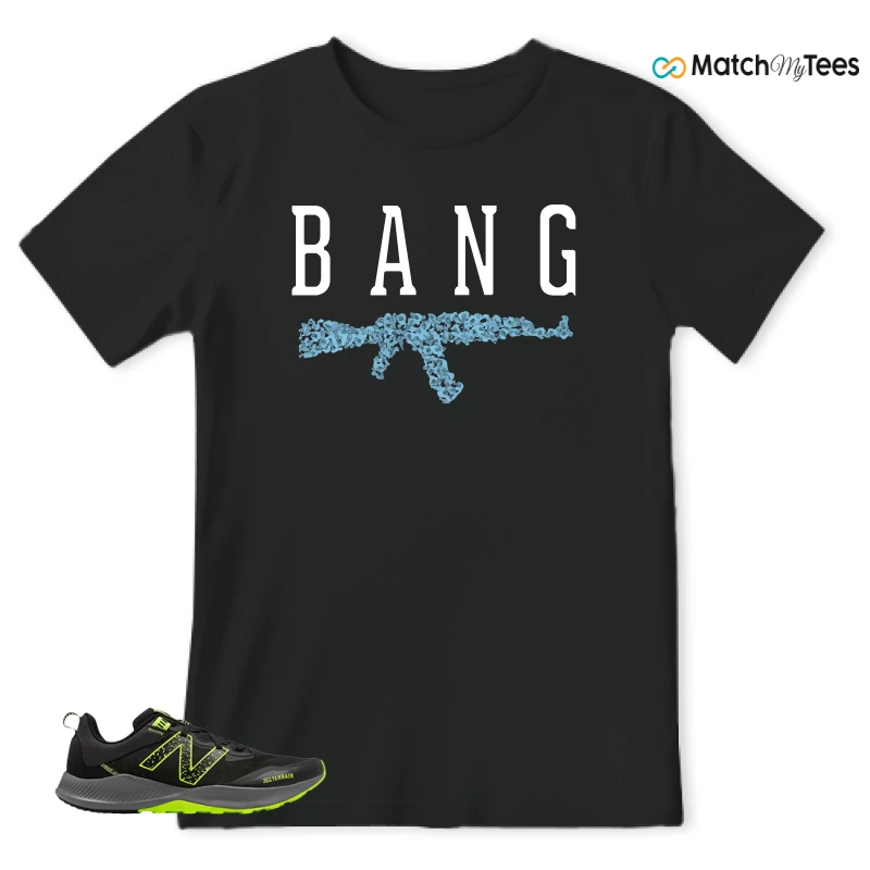 NEW BALANCE NITREL V4 BLACK LIMEADE SNEAKER Matching Tees t-shirt