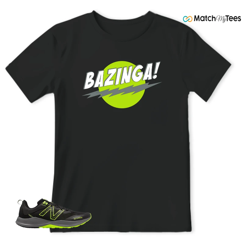 NEW BALANCE NITREL V4 BLACK LIMEADE SNEAKER Matching Tees t-shirt