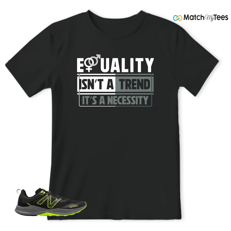 NEW BALANCE NITREL V4 BLACK LIMEADE SNEAKER Matching Tees t-shirt