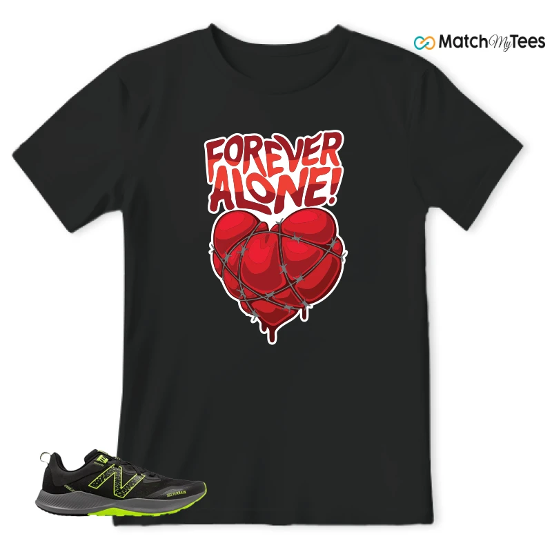 NEW BALANCE NITREL V4 BLACK LIMEADE SNEAKER Matching Tees t-shirt