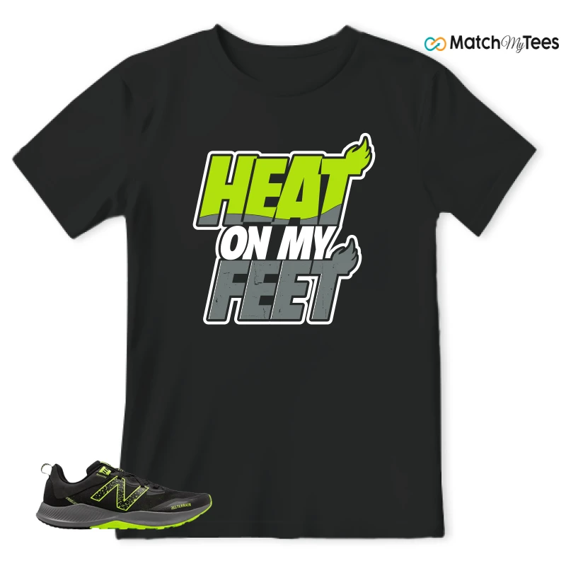 NEW BALANCE NITREL V4 BLACK LIMEADE SNEAKER Matching Tees t-shirt